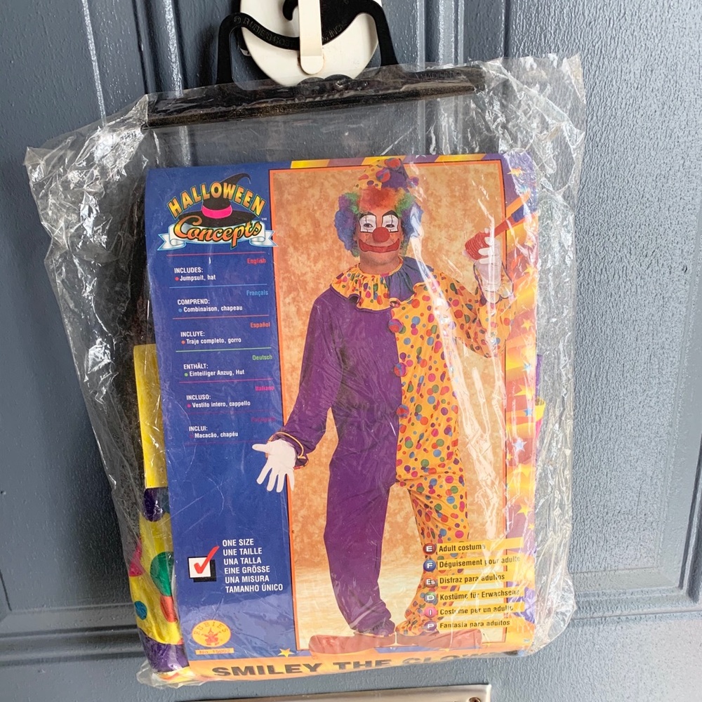 Smiley The Clown Adult Costume